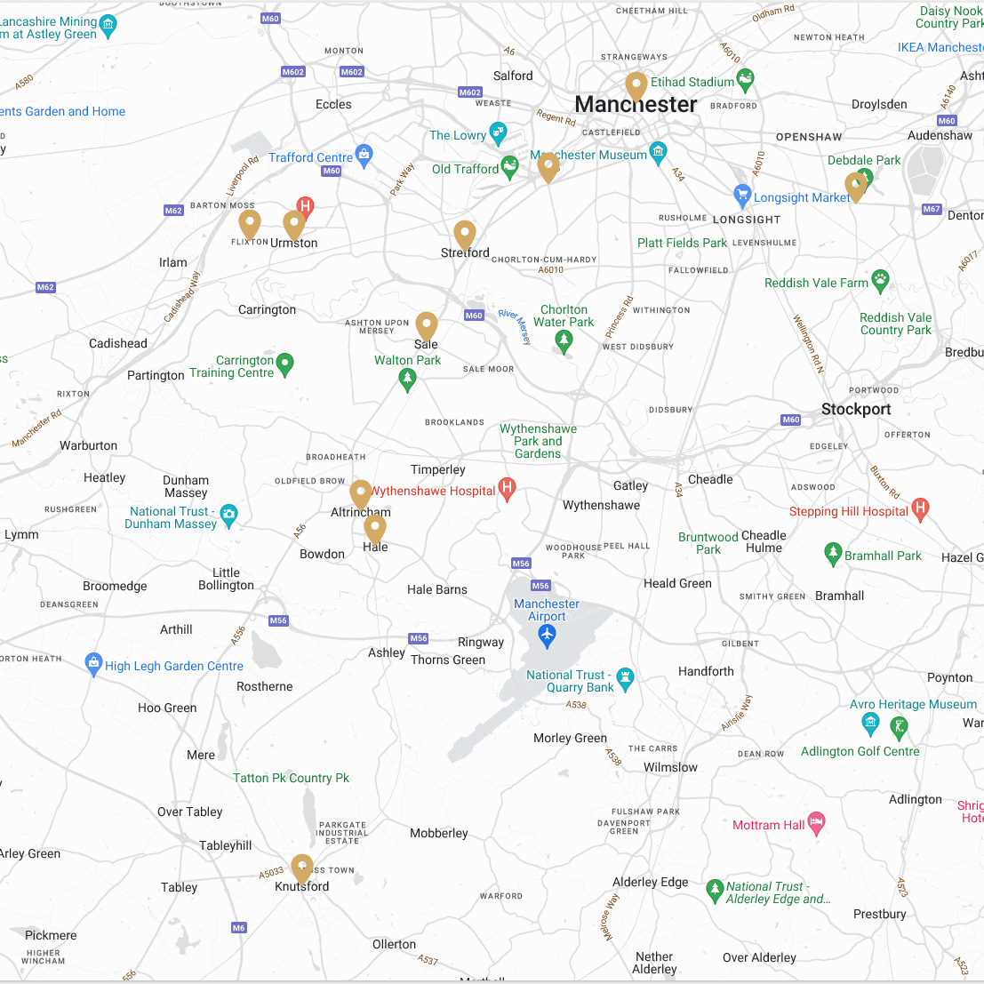Bdw Manchester Service Areas Map Square