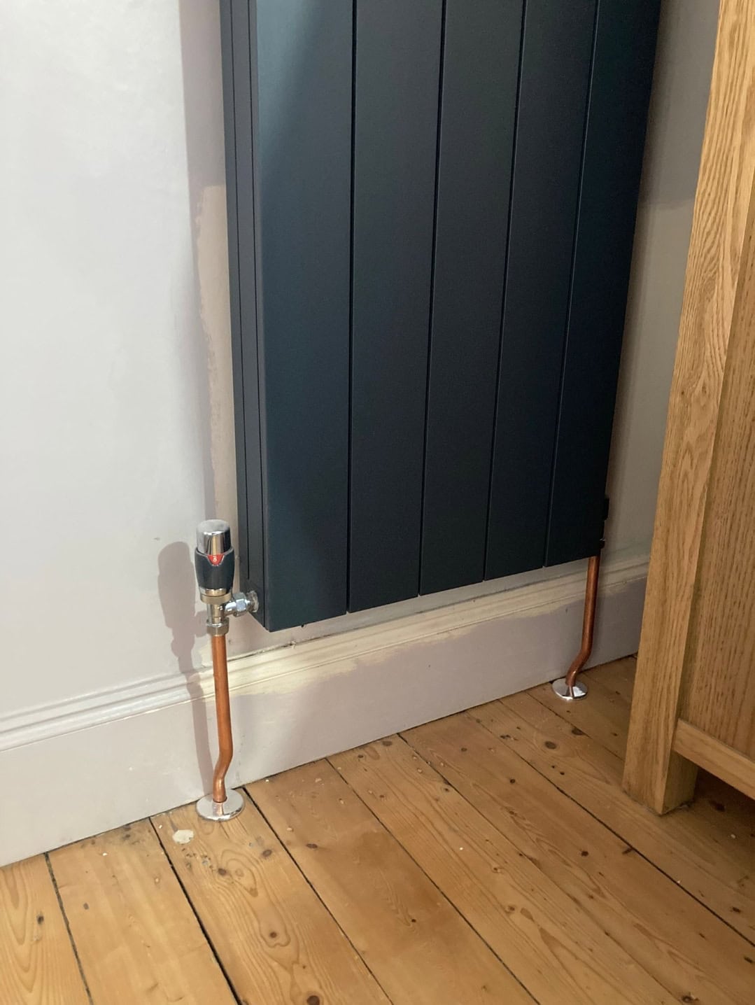 New Raditor Installation With Chrome Trvs